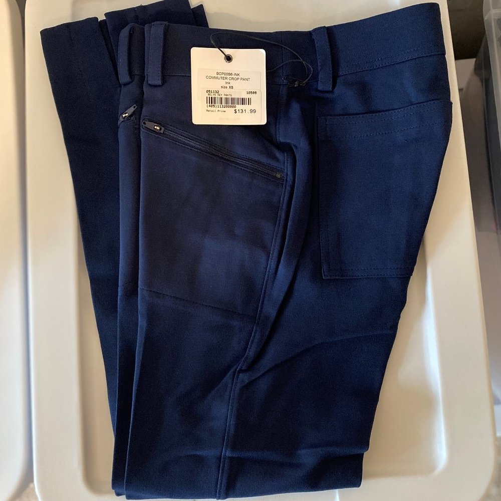 Belyn Key Commuter Crop Pant (Ink - Navy)